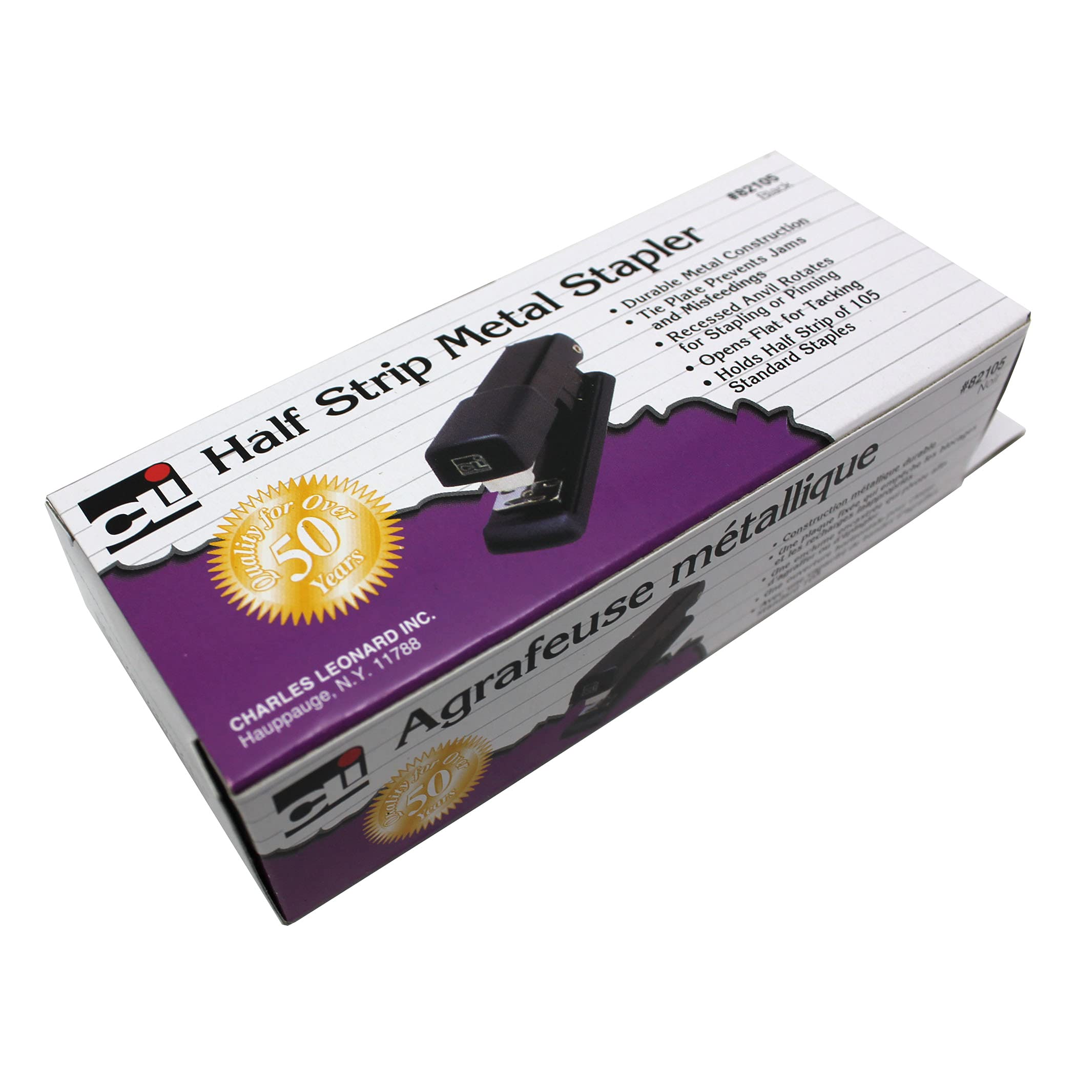 血清の粉末　英語　Foil4枚セット　ダークスティール　初版 Amazon.com: Charles Leonard Half Strip Stapler, Metal with Non